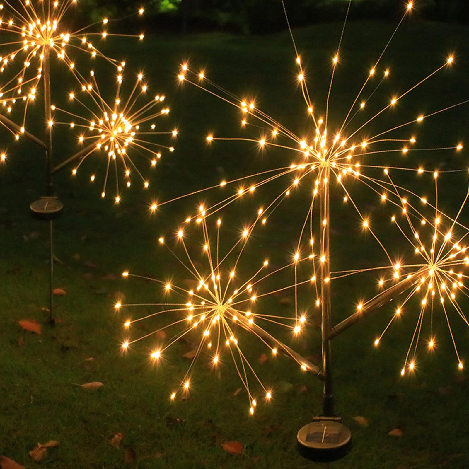 Amazon.co.jp: 花火ライト - 庭の照明 | 240 LED ヤードライト
